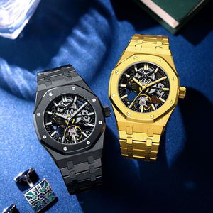 Reloj Deportivo Automático para Hombre CHANCE JC-9-005G-4, Manecillas Luminosas, Esqueleto Negro, Correa de Goma, 2026 - Product Image 4