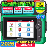 Herramienta de Diagnóstico LAUNCH CRP919 EV para Vehículos Eléctricos y de Nueva Energía, Escáner Profesional, Disponible en Almacenes de EE. UU. y la UE