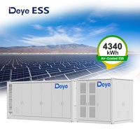 Deye ESS WS-L4300 IP55 보호 등급 액체 냉각 리튬 이온 Lifepo4 배터리 저장 태양 전지