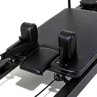 Máquina de Pilates Reformer Plegable de Aluminio, Duradera, Ajustable, Profesional, para Estudio o Uso Comercial, en Oferta