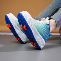 Chaussures de sport pour enfants chaussures de patin à roulettes vente en gros de chaussures de sport à deux roues pour enfants garçons filles