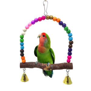 Nuevos Juguetes Premium Ecológicos de Madera de Pino Natural para Loros, Guacamayos y Cacatúas, Juguetes de Forrajeo Destructibles para Colgar en la Jaula - Product Image 1