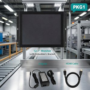 Monitor de Panel OEM Duradero, Monitor de Alta Resolución, Monitor de Panel Profesional con Soportes de Montaje en Panel - Product Image 1