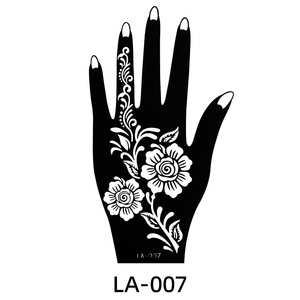 Stencil per Tatuaggi Temporanei Stile Europeo e Americano, Impermeabili, Modelli di Henné Indiano, Stencil per Tatuaggi Fai-da-Te Dipinti a Mano - Product Image 6