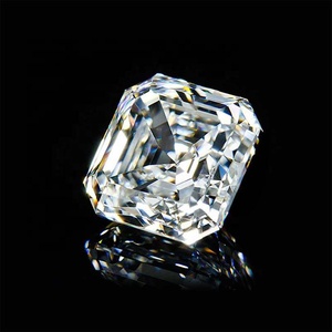 Moissanita Pleocroica Blanca DEF VVS de 1ct, Corte Asscher, Piedra Preciosa Creada en Laboratorio, Tratada con Calor, 3mm de Altura, Aigs 6*6mm, Venta al por Mayor - Product Image 5