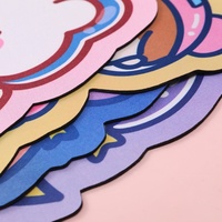 Tapis de souris pour ordinateur portable de dessin animé avec repose-poignet, en caoutchouc souple antidérapant, pour le bureau et la maison, en stock