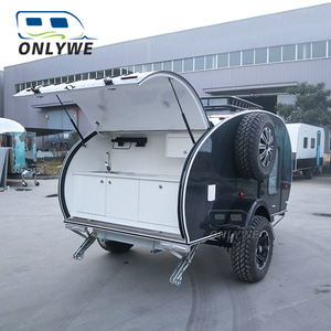 Onlywe nhỏ giọt nước mắt <span class=keywords><strong>RV</strong></span> Trailer Camper <span class=keywords><strong>trailers</strong></span> tiêu chuẩn Úc Mini off road Tear Drop Camper <span class=keywords><strong>trailers</strong></span> du lịch để bán - Product Image 4