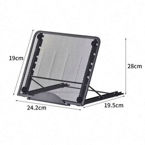 Support de tablette ventilé en maille métallique réglable du fabricant chinois, support portable pour ordinateur portable pour le bureau et l'école - Product Image 4