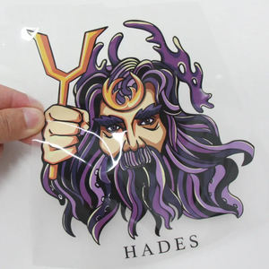 Prix d'usine Conception personnalisée DTF Grand motif Logo Étiquettes de transfert de chaleur en plastisol à haute élasticité pour t-shirt - Product Image 3