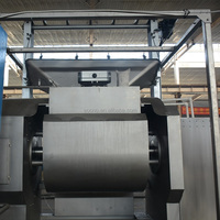 Mezcladora Industrial Horizontal al Vacío para Línea Automática de Hamburguesas, Capacidad Máxima 450kg, Mezcladora para Fábrica de Panadería