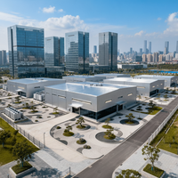 Bâtiment d'atelier préfabriqué en acier pour entrepreneurs, solution de structure industrielle avec installation facile et réduction des coûts de main-d'œuvre