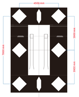 Tapis de calibrage AVM pour caméra de vision panoramique BYD ATTO 3 – Fabrication sur mesure, directement de l'usine
