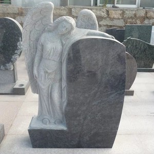 特注大天然石御影石大理石墓石天使記念記念柱柱屋外用 - Product Image 2