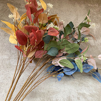 Feuille d'eucalyptus avec arbre artificiel de haricots, prix bon marché, approvisionnement direct d'usine