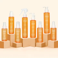 Flacons de vaporisateur et de lotion pour le corps en forme de cylindre de 50 ml, 80 ml, 100 ml pour les soins de la peau