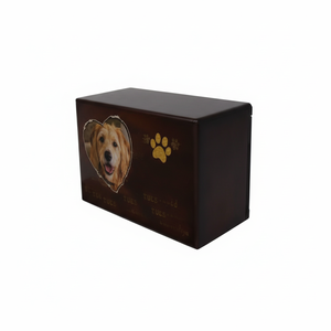 Urna conmemorativa moderna de estilo americano de alta calidad para mascotas, cenizas de gato y perro, recuerdo, marco de fotos, suministros funerarios - Product Image 1