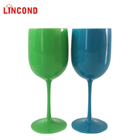 430ml Verre à Champagne en Plastique Incassable Rose Noir Rouge Blanc Glace Impériale Verres à Champagne Tasses Gobelet Verres à Vin