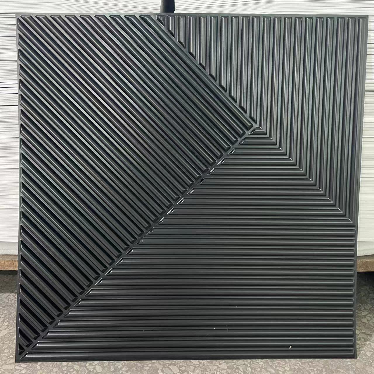 UDK Hot Selling PVC Vinyl 3D Luxury Style Wall Panel Wall Board Easy to ...