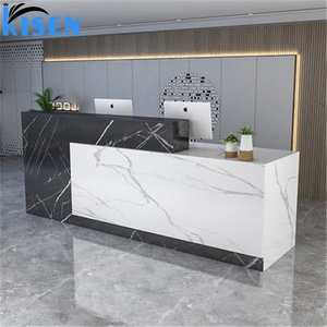 Kisen Luxury Versatile for Office Hospital Bar Hotel Living Room Workshop Salon Cashier Counter <b>Small</b> Office Reception Table - Product Image 1