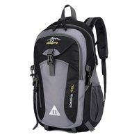 Sac à dos de sport et d'extérieur grande capacité 40L, imperméable, pour hommes et femmes, nouveau motif lettres, tendance, doublure en polyester, pour l'école