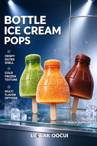 <span class=keywords><strong>LIK</strong></span> LAK Gelato a Forma di Bottiglia Creativo con Guscio Esterno Croccante 75g per Bottiglia 30 Pezzi per Scatola - Product Image 6