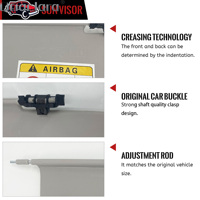 Pare-soleil de voiture ABS à bas prix pour Citroën C3 II Hatchback 2009-2016, côté conducteur et passager, pare-soleil, protection solaire