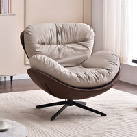 Fauteuil Pivotant Tendance en Tissu pour Salon, Luxe et Moderne, Meuble de Salon, Fauteuil Canapé Individuel pour la Maison