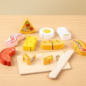 Set Giocattolo per Tagliare Frutta e Verdura in <span class=keywords><strong>Legno</strong></span>, Gioco di Ruolo per <span class=keywords><strong>Cucina</strong></span> - Product Image 4