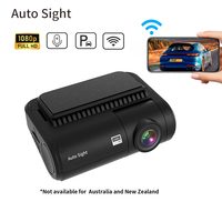 Caméra embarquée intelligente 1080p HD double objectif avant et arrière, enregistreur de conduite monocanal, surveillance de stationnement 24h/24, 4G avec garantie de 12 mois (boîte noire)