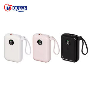 PD ที่ชาร์จแบบพกพา22.5W พาวเวอร์แบงค์บาง10000mAh พร้อมสายชาร์จไฟฉุกเฉินได้อย่างรวดเร็ว10000mAh สำหรับ <span class=keywords><strong>iPhone</strong></span> - Product Image 1