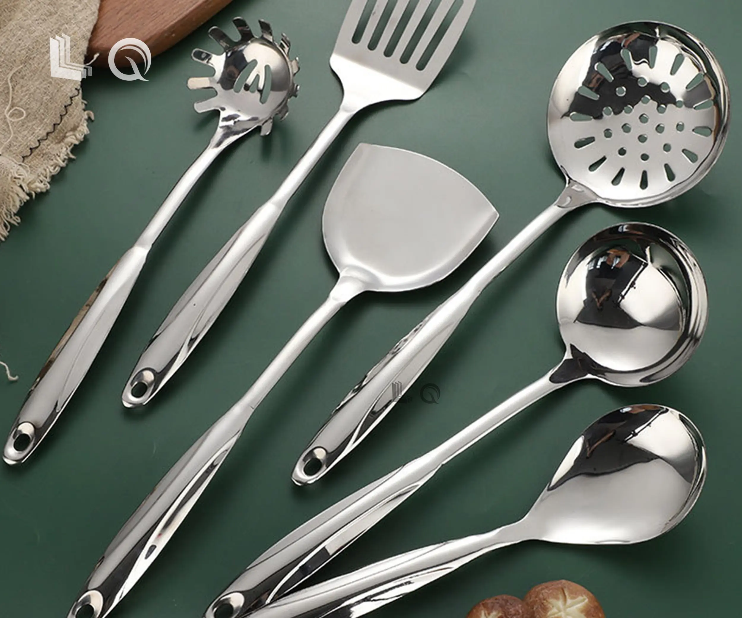 Wholesale Mirror Stainless Steel Knife Fork Spoon Kitchen Utensil Home Hotel Restaurant Flatware