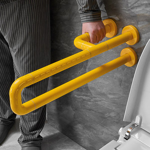 Barres d'appui YJL 8804-3 en plastique, nylon, acier inoxydable et ABS, en forme de U, renforcées, antidérapantes, pour la sécurité dans les salles de bain et les toilettes. - Product Image 3