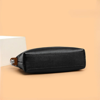 Sac à bandoulière en cuir véritable grain litchi rétro minimaliste pour femme, idéal pour les trajets quotidiens et les voyages en extérieur