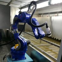 Robot de peinture au pistolet bleu haute précision YASKAWA GP25, robot industriel en alliage d'aluminium IP30, haute performance pour l'automobile