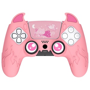 เคสซิลิโคนกันลื่นลายคาวาอี้สำหรับจอย PS5 - Product Image 1