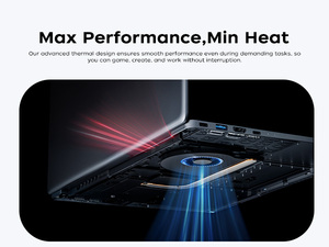 Ordinateur portable ACEMAGIC AX17, écran FHD de 17,3 pouces, processeur Quad Core-12e génération Alder Lake N97, 16 Go de RAM, 512 Go de SSD, nouveau modèle 11 Pro ACEMAGIC - Product Image 6