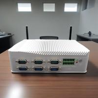 Nuevo Mini PC Industrial sin Ventilador de 8.ª Generación con 2 LAN, 6 RS422 COM, Intel Core Kaby Lake I3 8130u, Soporte para SSD y RTC Watchdog