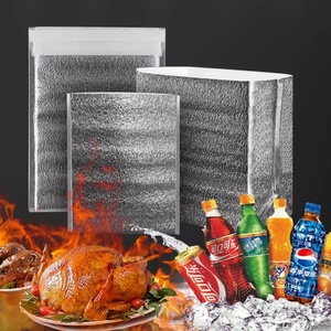 Sac isotherme en aluminium jetable écologique imprimé sur mesure, étanche et durable, pour emballage alimentaire - Product Image 1