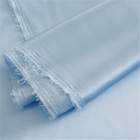Tissu en satin de soie naturel, confortable, disponible en plusieurs couleurs unies, prix réduit, en stock, pour vêtements, rideaux