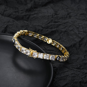 Pulsera de tenis, pulsera de circonitas para hombre estilo hip-hop, cadena de una sola fila para mujer. Collar Lijing de Moda Tanjing - Product Image 1