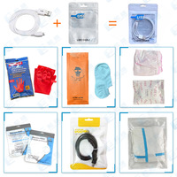 Machine d'emballage de pantoufles Machine d'emballage automatique de sacs de pochette préfabriqués en plastique pour pantoufles jetables