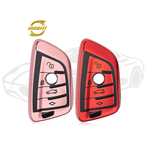 Funda de TPU suave Innofit BMB1 para <span class=keywords><strong>llave</strong></span> de coche para <span class=keywords><strong>BMW</strong></span> X3, X5, X6, I3, M3, M4, <span class=keywords><strong>Serie</strong></span> <span class=keywords><strong>1</strong></span>, 3, 5, 7, F20, F30, G20, F34, F31 - Product Image 1