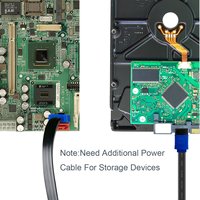BENFEI Paquete de 3 Cables Adaptadores SATA III de 6 Gbps, 18 Pulgadas (45,7 cm), Conductor de Cobre Puro, Conectores Niquelados, Carcasa de ABS