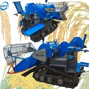 mini combine wheat harvester machine hand held paddy cutting machine rice harvesting machine