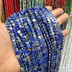 Cuentas sueltas de piedra Natural, cuentas en forma de corazón, cuentas de ojo de tigre de ágata de cristal curativo para collar, pulsera, accesorios de joyería DIY - Product Image 5