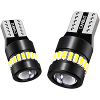 Bombilla Led Falconsight 12V T10 Wedge 3014 18smd, luz de techo de lectura, placa de instrumentos, lámpara T10 3030 W5w 194, Bombilla Led azul blanca T10