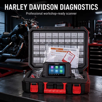 OBDSTAR 2023 Model IScan Pemindai Diagnostik Sepeda Motor Harley Davidson Bertenaga Baterai 12V Mendukung Reset Lampu Servis Kunci