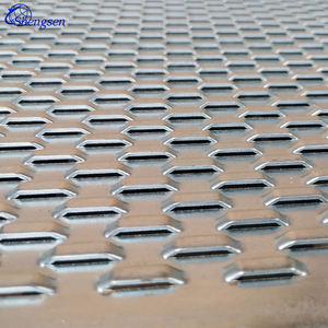 Panneaux de treillis métallique perforé en fil d'acier galvanisé, prix de découpe pour la sécurité, la décoration, les garde-corps et les grilles de barbecue - Product Image 1