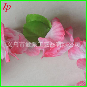 Guirlande artificielle de fleurs de pêcher LPP7018 en plastique pour extérieur, idéale pour accessoires de danse hula - Product Image 2