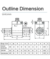 Sensor de Torque Dinámico de Alto Rendimiento, 0-800 nm, Sensor de Torque Rotatorio Dinámico, Sensor de Fuerza y Torque para Motor
